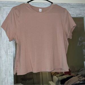 Lululemon Women's Tan Cropped Top Size:8